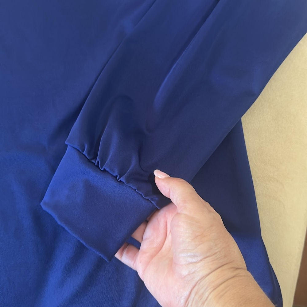 Navy Women's 2 piece wide leg pants & top set - Picture 5 of 14